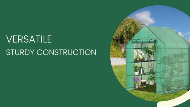 Amazon.com : LEMY Walk-in Greenhouse for Outdoors,2-Tier 8 Shelves