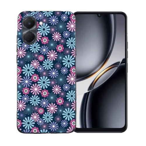 LCEHTOGYE �K�p Tecno Spark Go 3�p�P�[�X�A�K�p Tecno Spark Go 3 (6,75")�ƌ݊����̂��钴���^�u���b�N�\�t�gTPU�V���R���Q���P�[�X�ی�J�o�[ - BST19