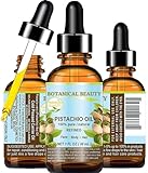 Italian PISTACHIO OIL Pistacia vera 100% Pure Natural Refined 1 Fl.oz.- 30 ml for for Face, Skin, Body, Hair, Lip, Nails. Rich in vitamin E by Botanical Beauty