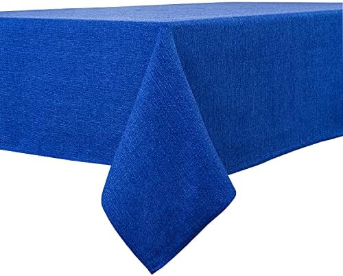 BALCONY & FALCON Rectangle Tablecloth, Wrinkle Resistant and Water Proof Table cloth, Decorative Linen Fabric Tablecloths for Dining, Parties, Kitchen, Wedding and Outdoor Use (Rice Brown, 140x180cm)