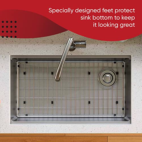 Sink Protectors For Kitchen Sink, Stainless Steel Sink Protector 28-1/4" X 14-1/4" X 1-1/4", Sink Grate For Bottom Of Kitchen Sink #TOP5