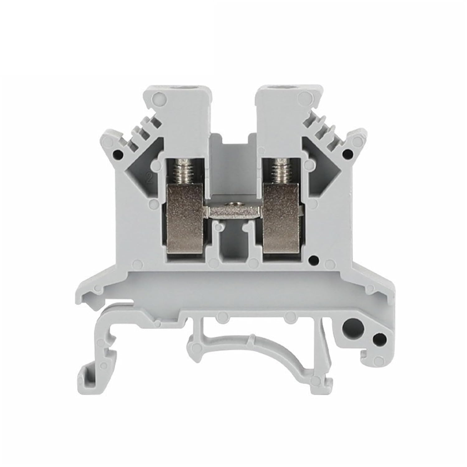 UK2.5B Electrical Terminals for Cable 2.5mm Wire Screw Termin Din Rail Terminal Block 10Pcs(UK2.5B-Blue)