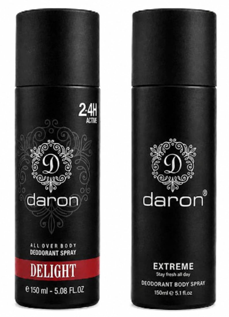 Deodorant Spray Set, Delight And Extreme Fragrance, 150ml Each, Pack of 2-image-45