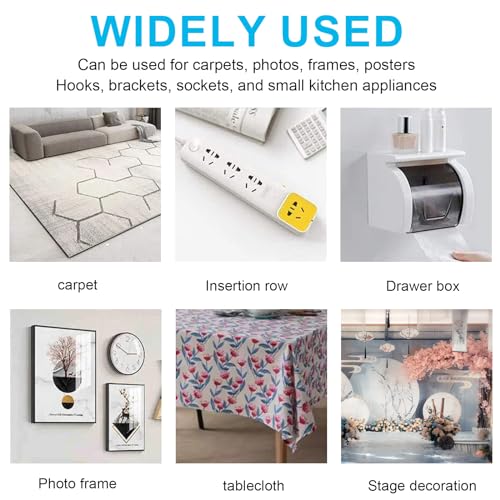 Jortmrd 3cmx20m Teppichklebeband Doppelseitig Klebeband Gewebe Doppelklebeband Extra Stark für Teppich Gewebeband Dünn Teppichverlegeband Rückstandslos