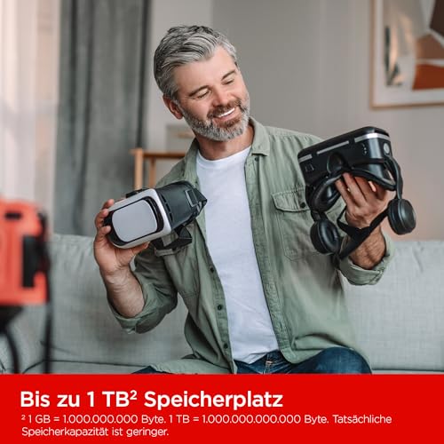 SanDisk Ultra Flair USB 3.0 Flash-Laufwerk 256 GB (robustes und elegantes Metallgehäuse, Passwortschutz, 150 MB/s Lesen) Schwarz