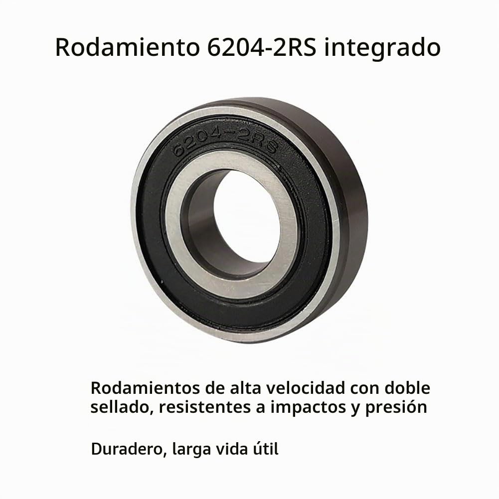 Juego De 4 Rodillos para Transpaletas con Rodamientos De Bolas Incorporados, Diámetro De Apertura De 20 Mm, Ancho De 80 Mm, Rueda PU De Poliuretano De Alta Resistencia De 60 Mm, 80 X 60 X 20 Mm