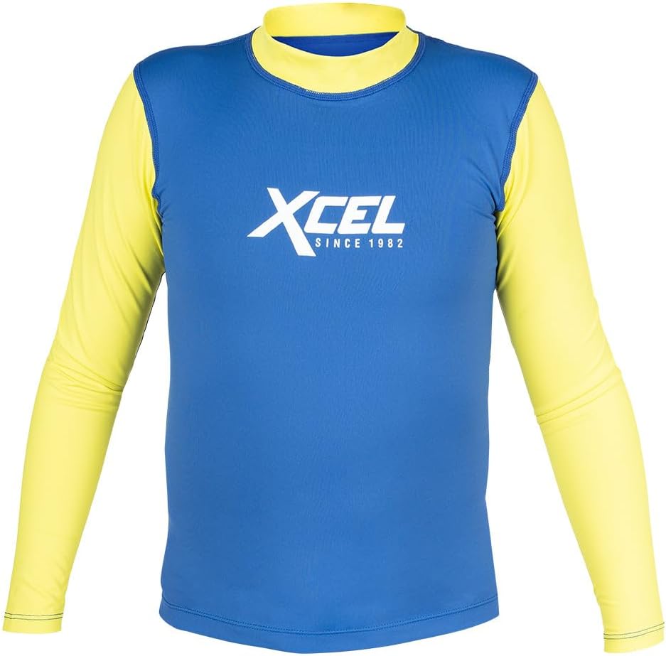 XCEL Kids Premium Stretch Retro Long Sleeve Performance Fit Rashguard