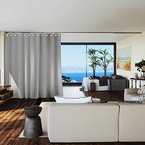 Room/Dividers/Now Premium Room Divider Curtain, 9ft Tall x 15ft Wide (Stone White) | Premium Curtains for Room Partition, Create Privacy, Blackout, Noise Reduction