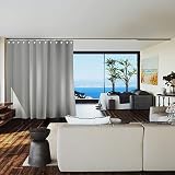 Room/Dividers/Now Premium Room Divider Curtain, 9ft Tall x 15ft Wide (Stone White) | Premium Curtain