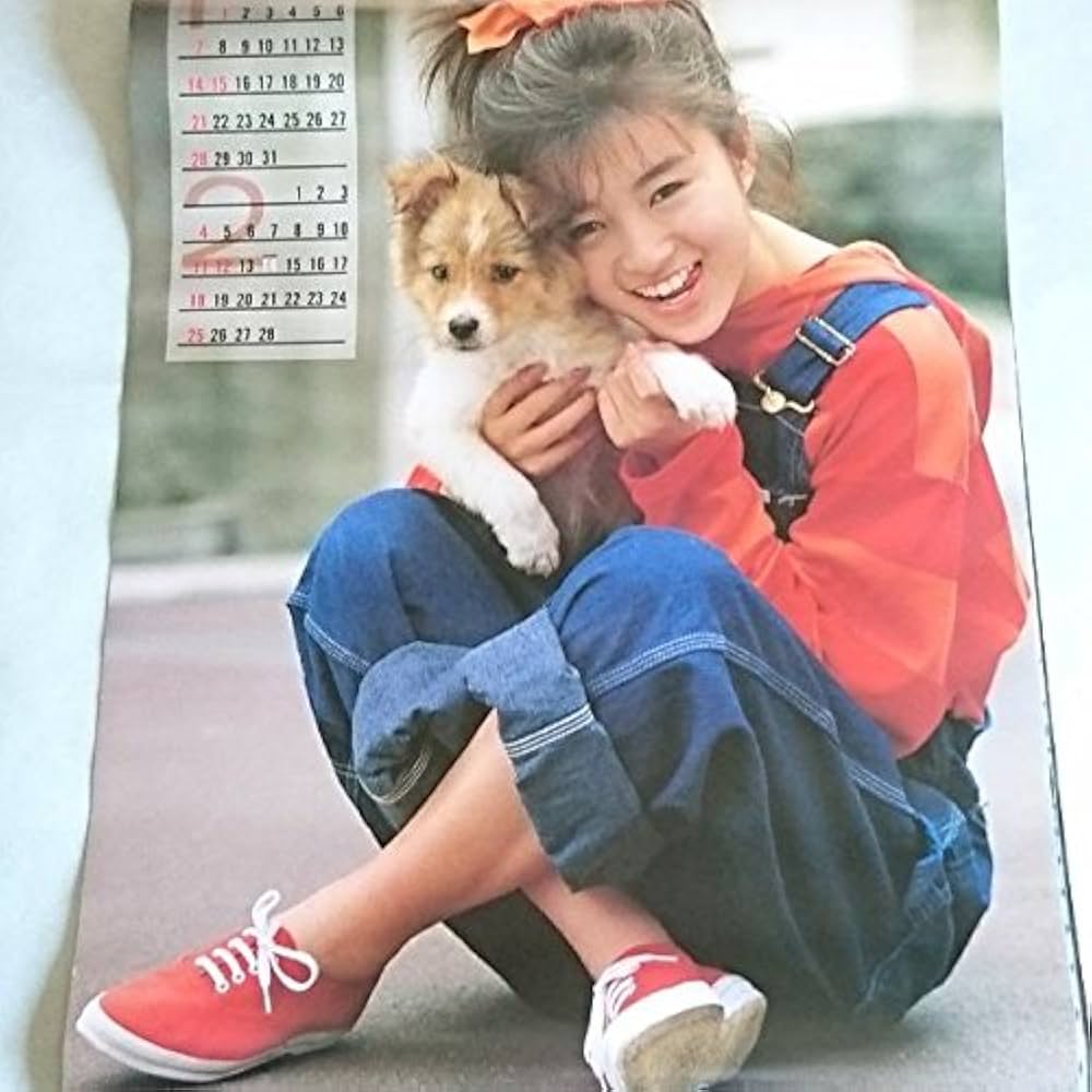 Amazon.co.jp: アイドルカレンダー 酒井法子 1990 : 文房具