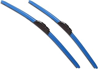 Limpiaparabrisas de coche Escobillas de limpiaparabrisas/aptas for KIA K8 Stonic 2017 2018 2019 2020 2021 2022 2023 Escobillas híbridas for parabrisas de coche, color rojo, azul y amarillo Escobilla