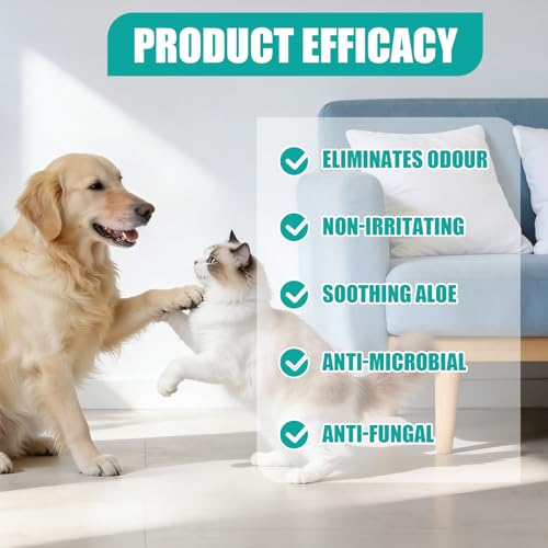 exatta Ohrenreiniger Hund, Hund Ohrenreiniger, Hundeohren Reiniger, Ohrreiniger für Hunde, Hunde ohrenreiniger, Ohrenschmalz und Geruch Entfernen, Ohrreiniger für Alle Katzen und Hunde, 50ml