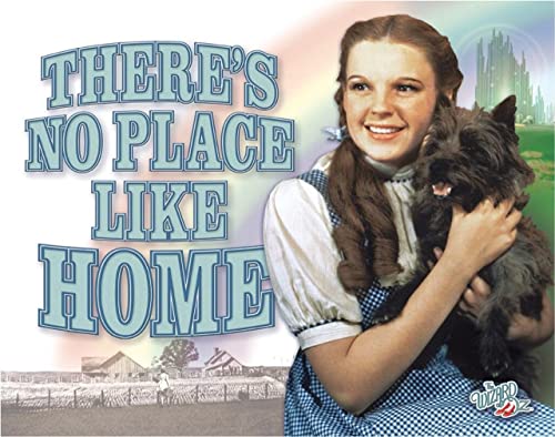 Desperate Enterprises The Wizard Of Oz - There's No Place Like Home Tin Sign - Nostalgic Vintage Metal Wall Decor - Made in USA