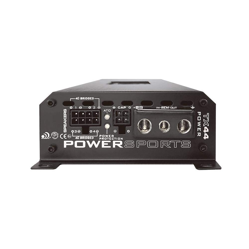 Massive Audio TX44 Amplifier Power and Speaker Connections