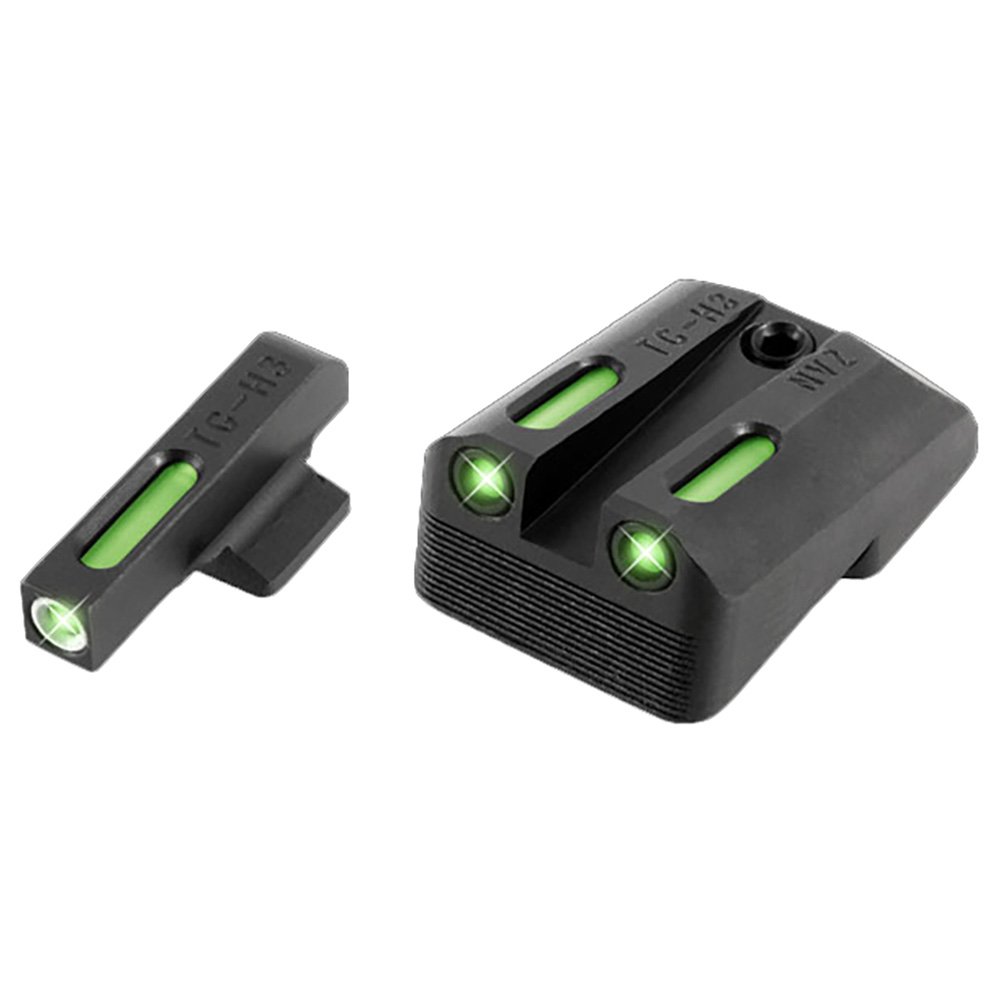 TRUGLO TFX Handgun Sight | Durable Shock-Resistant Compact Brightly Glowing Tritium &amp; Fiber-Optic Xtreme Day/Night Sight for Handguns
