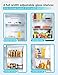 BLACK+DECKER 17 Cu. Ft. Convertible Freezer Refrigerator, Upright Freezer with Glass Shelves, ENERGY STAR rated, Frost Free, BUC1700XW, White