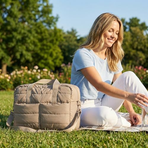 Lightweight Water-Resistant Gym Bag for Men and Women, Travel Duffle Carry On Weekender Overnight Bag for Work, Fitness, Sports & Weekend Trips by MINNNANOTOKU - Used condition - Image 7