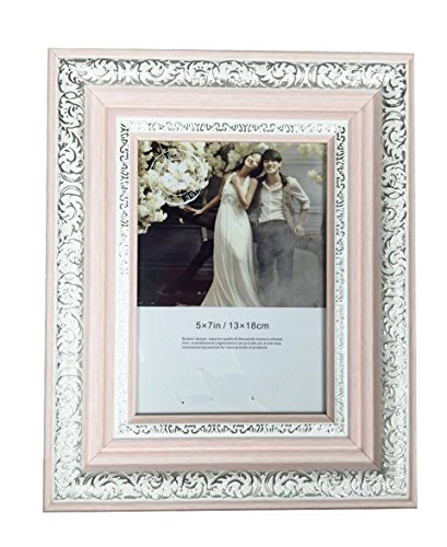Lilian PC Polymer Environmental Exquisite Desktop Picture Frames, Pink, 5