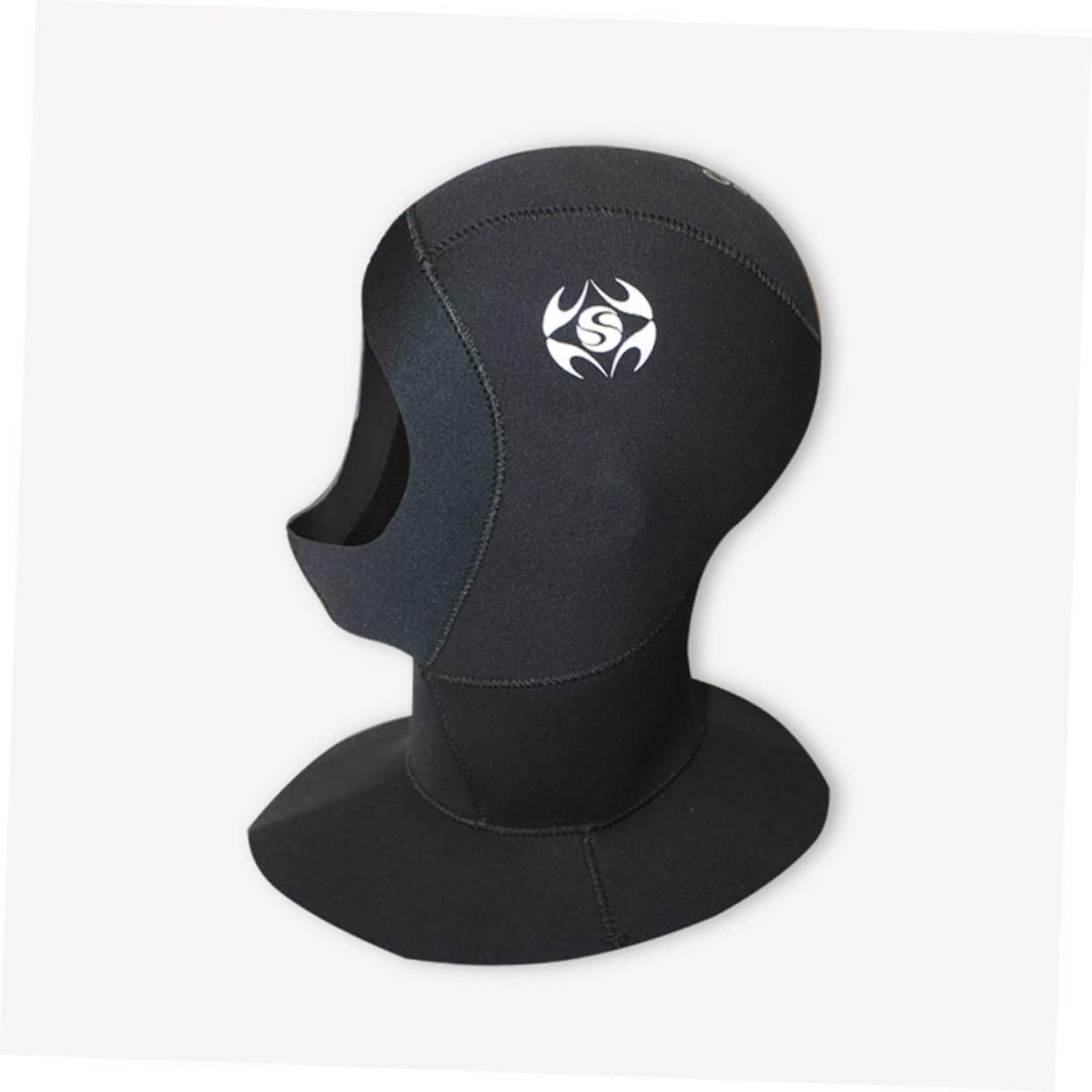 Snorkeling Hood Large Swimming Cap Scuba Gear Diving Hood Wetsuit Hat Snorkeling Cap Black