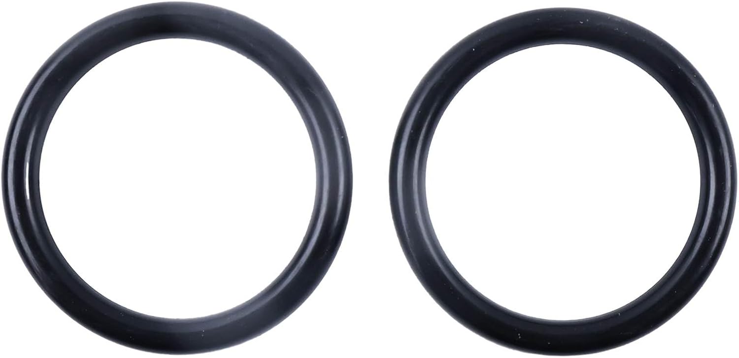 2X Engine Coolant Pipe O-Ring Seals 90537379 Compatible with GMC Terrain 2010-2017 for Buick Lacrosse Regal for Pontiac 2.4 G5 G6 Solstice 2006-2009 for Saab 9-5 9-3 Water Pump