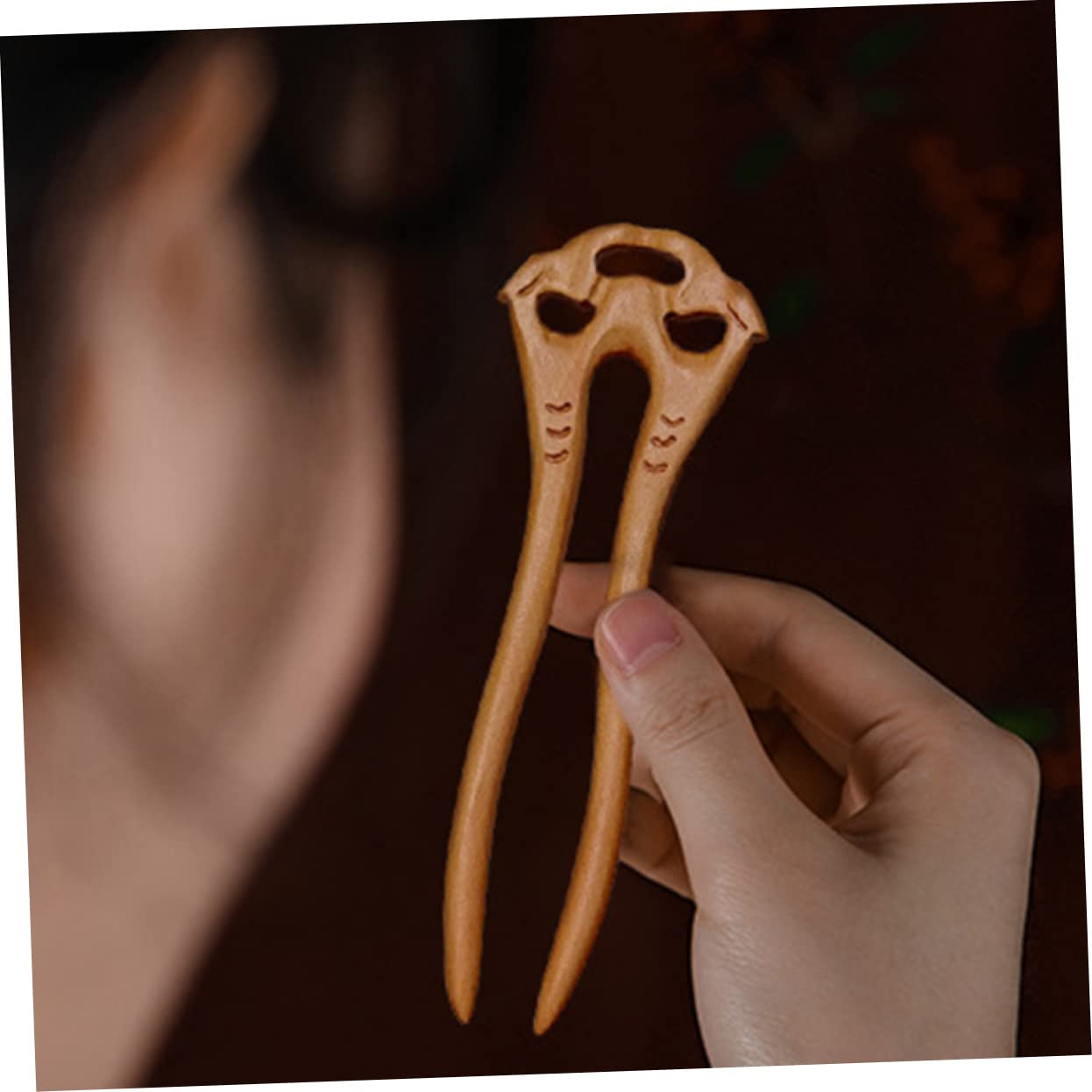 DOITOOL 3stücke Retro Holz Haarnadel Für Frauen U-förmige Haarspange Aus Hochwertigem Holz Elegantes Haaraccessoire Für Hochzeiten Und Besondere Anlässe Für Chinesische Kleidung