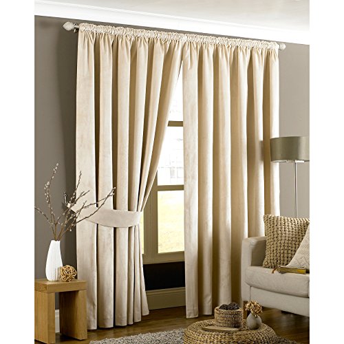 Riva Home Imperial Pencil Pleat Curtains (90 X 90 Inch) (Red) #TOP3