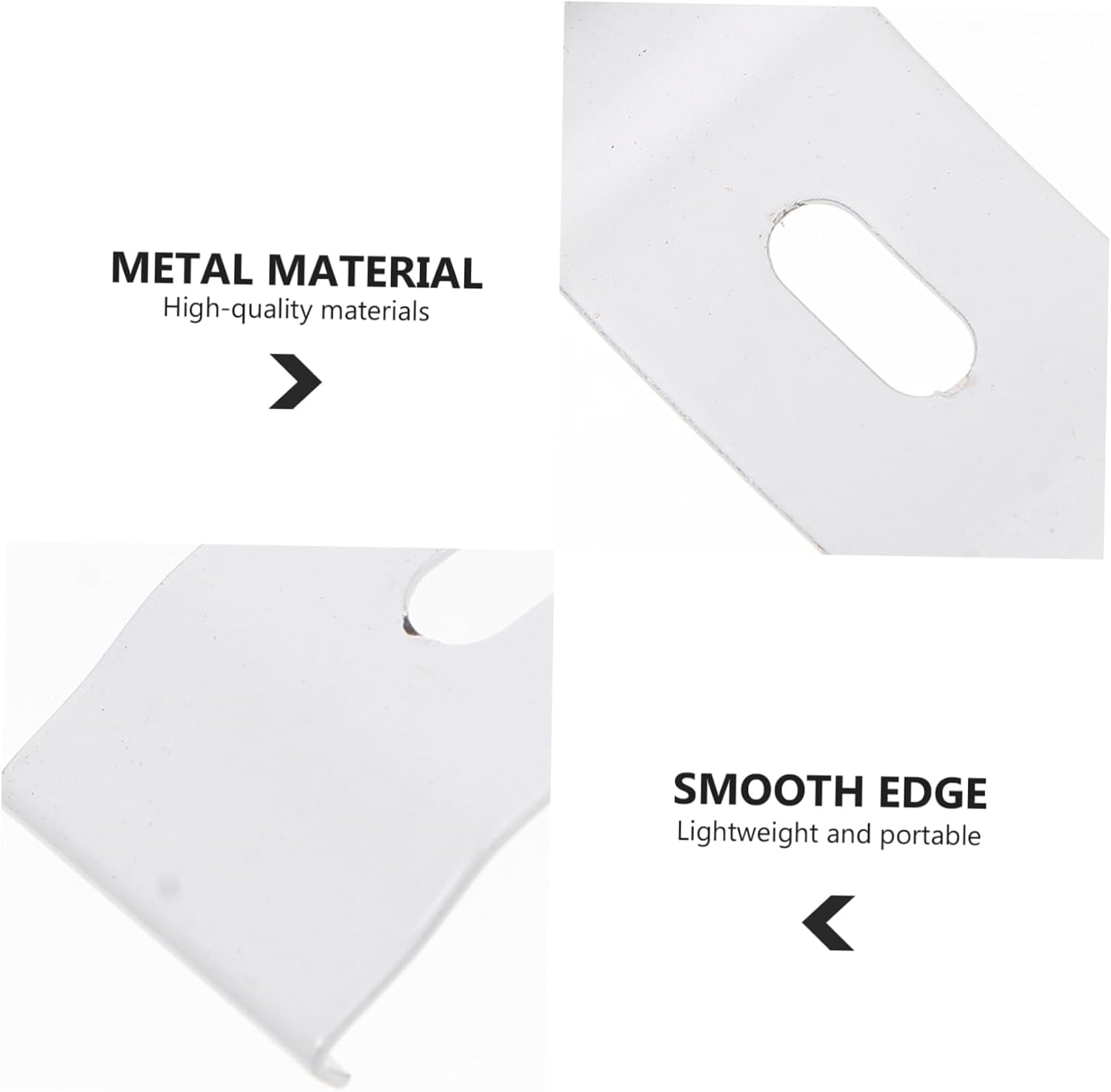 ABOOFAN 40pcs Vertical Curtain Fixed Plates for Easy Installation Blinds Accessories Smooth for Curtain Types Sturdy Design