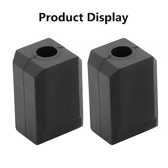 6PCS Silicone Socks Cover for 3D Printer Bambu Lab P1P/P1S/X1/X1C/X1E, High Temperature and Durable Black Silicone Cover FDM 3D Printer Accessories Parts Protecting Extruder Heater Block and Nozzle