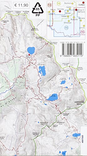Carta N. 15. Valle Gesso, Parco Naturale Delle Alpi Marittime [Lingua Inglese] - 2