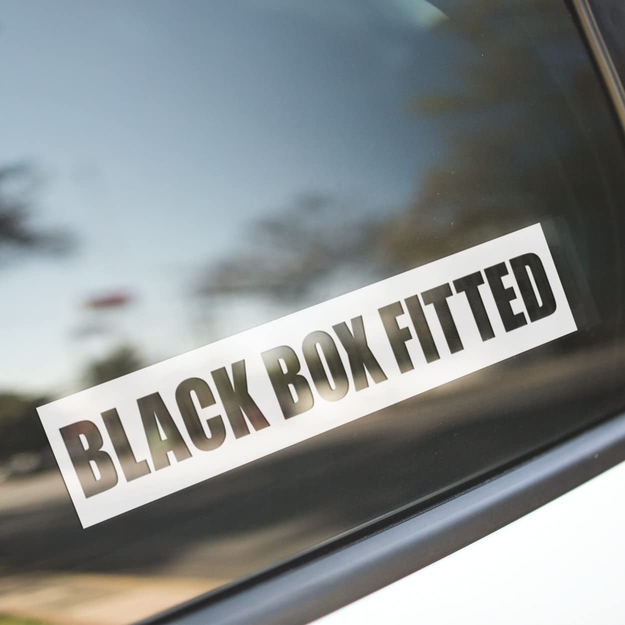 38K Vinyl Graphics Black Box Fitted Sticker Funny New Young Driver Car Window Bumper Decal