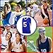 Hicarer 12 Pack Number Printing Basketball Jerseys Men Mesh Basketball Uniforms for Team Sports Scrimmage (Blue)