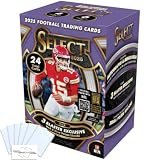 2025 Select Football Blaster Box with 24 Trading Cards + 6 Toploaders and StreetCards Magnet!