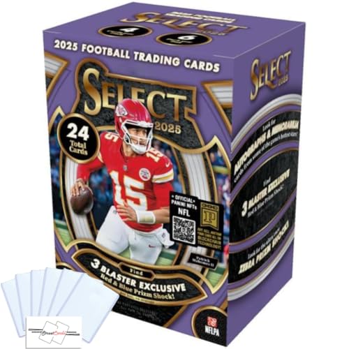 Blaster Box Select Football NFL 2025 avec 24 cartes de collection