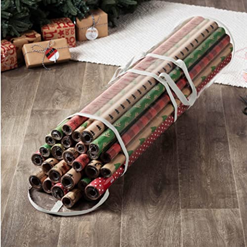 image for ZOBER Wrapping Paper Organizer – 40 Inch Waterproof Storage for Gift