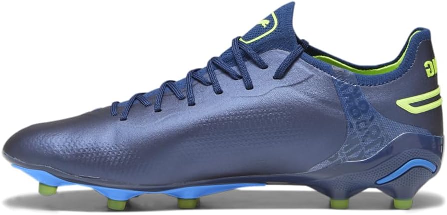 PUMA Mens King Ultimate Soccer Cleats Cleated, Firm Ground - Blue