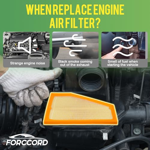 Image of 2-Pack Engine Air Filter Fits for Jeep Grand Cherokee 2022-2025 2026, Grand Cherokee L 2021-2025 2026 3.6L 5.7L Replacement 68376815AA, 68542769AA, A31764, WA11196 Car Accessories