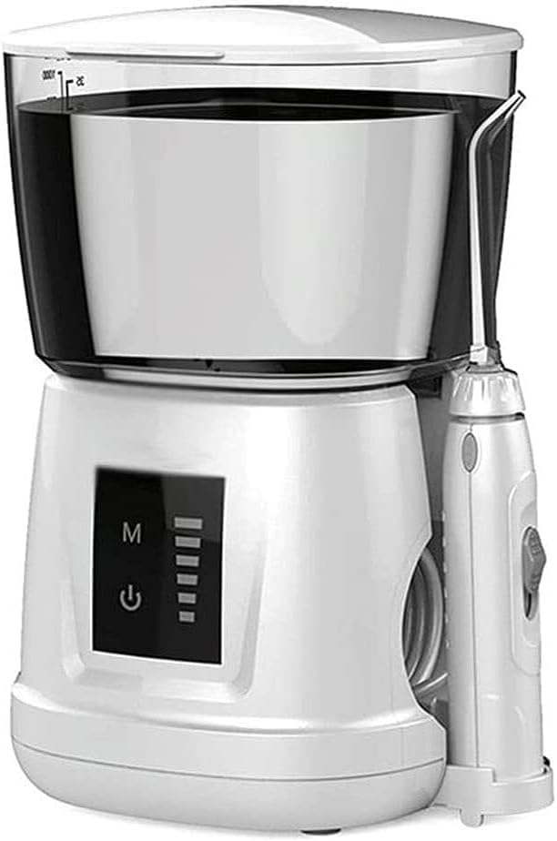 Water Flosser Electric Dental Countertop Professional Oral Irrigator for Teeth 1000ML Family with 6 Multifunctional Jet Tips