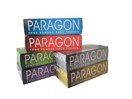 Paragon Tissues | Face Tissue Box | 2 Ply Per Box | No. Of Pulls 100 | Pack of 6 (Mix)