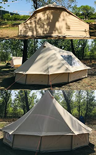 WINTENT Premium Star Gazing Tent - 4 Season Canvas Glamping Yurt with Wood Stove Opening and Skylight for 6-8 Person Outdoor Adventures - Image 6