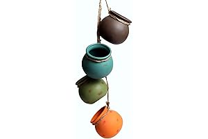 4Pcs 4.0 Inches Succulent Hanging Pots