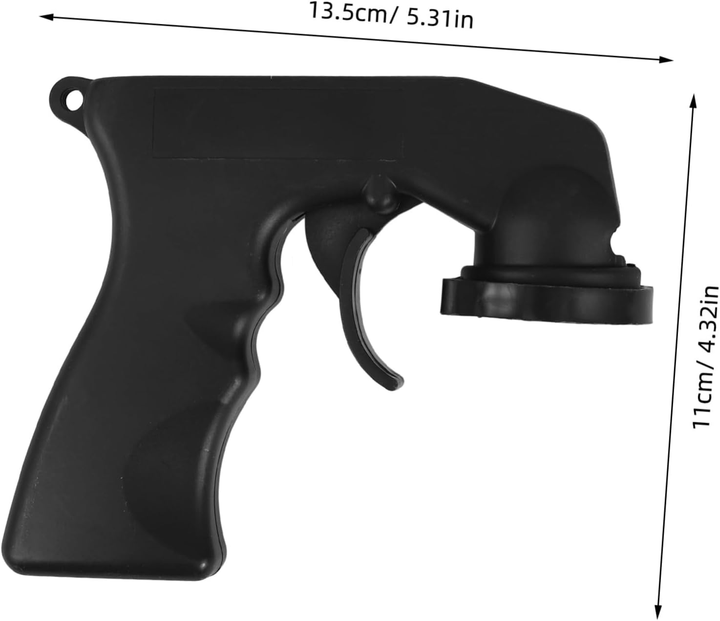 DOITOOL Portable Spray Paint Handle for Aerosol Spray can Holder Ergonomic Comfortable Trigger Grip Attachment for Even Coating Quick Painting 5.31X4.33X1.77 Inches 2 Pack