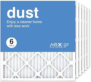 AIRx Filters Dust 19.75x21.5x1 Air Filter Replacement MERV 8 AC Furnace Pleated Filter, Pack-6