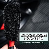 Felgen Reinigungsset | Sonax Felgenbeast Felgenreiniger Sonderedition 500ml + Felgenbürste | Alufelgen Reiniger Set mit Bürste zur effizienten Auto Felgenpflege – Ansicht 6
