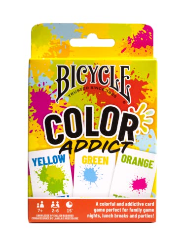 Bicycle Color Addict Matching Family Card Game, Up To 6 Players (Ages 7 And Up) #TOP1