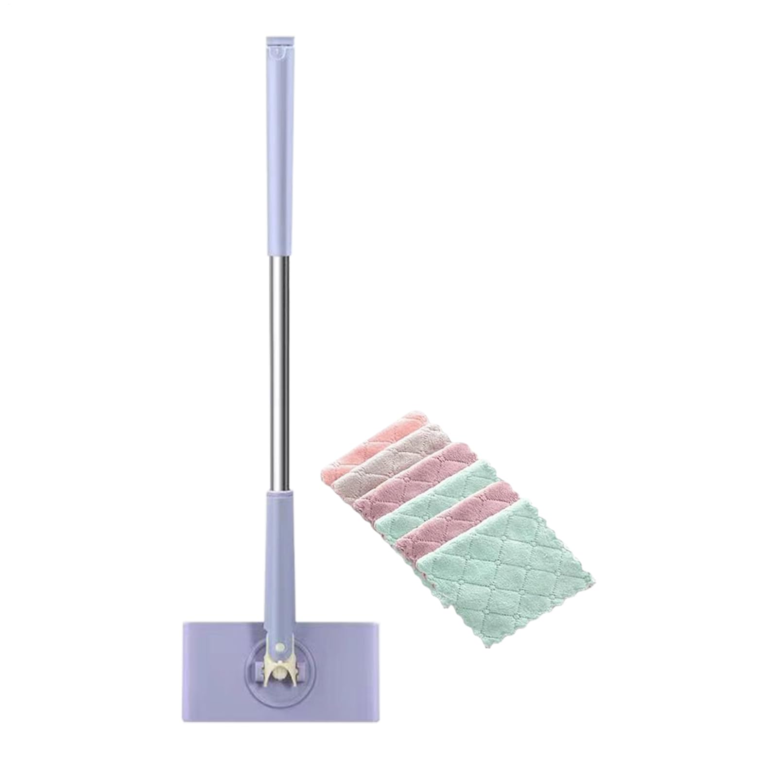 Mini fregona de mano con cabeza giratoria de 360 grados para limpieza ergonómica del hogar