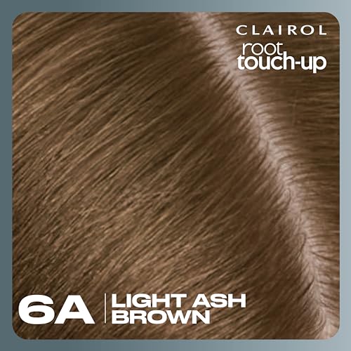 Clairol Root Touch-Up Permanent Hair Dye, 6A Light Ash Brown - Image 3