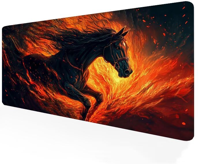 Tapis de souris gamer rouge imperméable lavable pour PC et ordinateur fixe