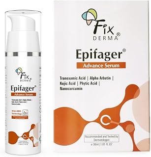Fixderma Epifager Advance Face Serum with Kojic Acid, Alpha Arbutin | Solution for Pigmentation Free, Reduce Acne Spots an Price In India