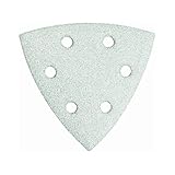 Bosch SDTW240 3-1/2 In.240 Grit 5-Piece White Detail Sander Abrasive Triangles for Paint