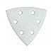 Bosch SDTW240 3-1/2 In.240 Grit 5-Piece White Detail Sander Abrasive Triangles for Paint